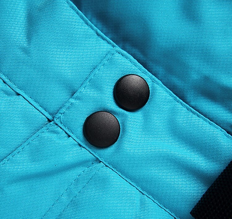 Men's Women's Ski Jacket with Bib Pants Outdoor Winter Thermal Warm Waterproof Windproof Breathable Hooded Clothing Suit for Snowboarding Ski Mountain / Cotton