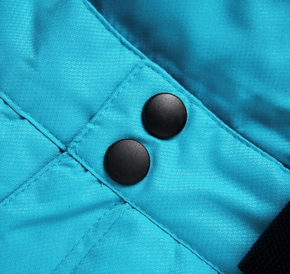 Men's Women's Ski Jacket with Bib Pants Outdoor Winter Thermal Warm Waterproof Windproof Breathable Hooded Clothing Suit for Snowboarding Ski Mountain / Cotton