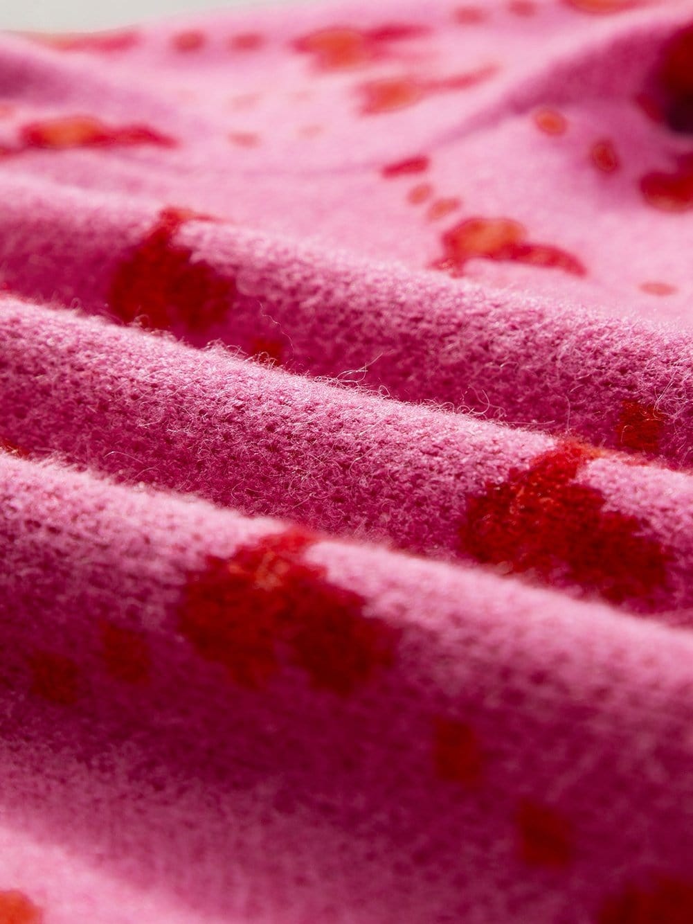 Pink Bow Print Elegant Short Sleeve Knit Top