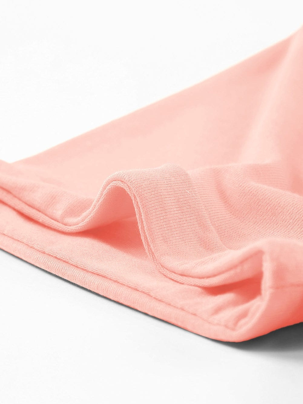 Pink Casual Round Neck T-shirt