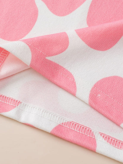 Pink Floral Knit V-Neck Sleeveless Tank Top