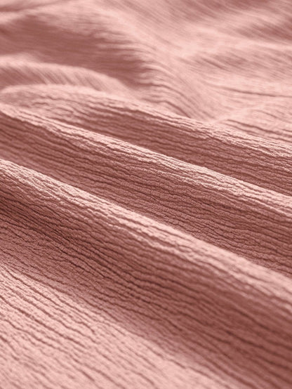 Pink Flowy Ruffle Hem Shift Top