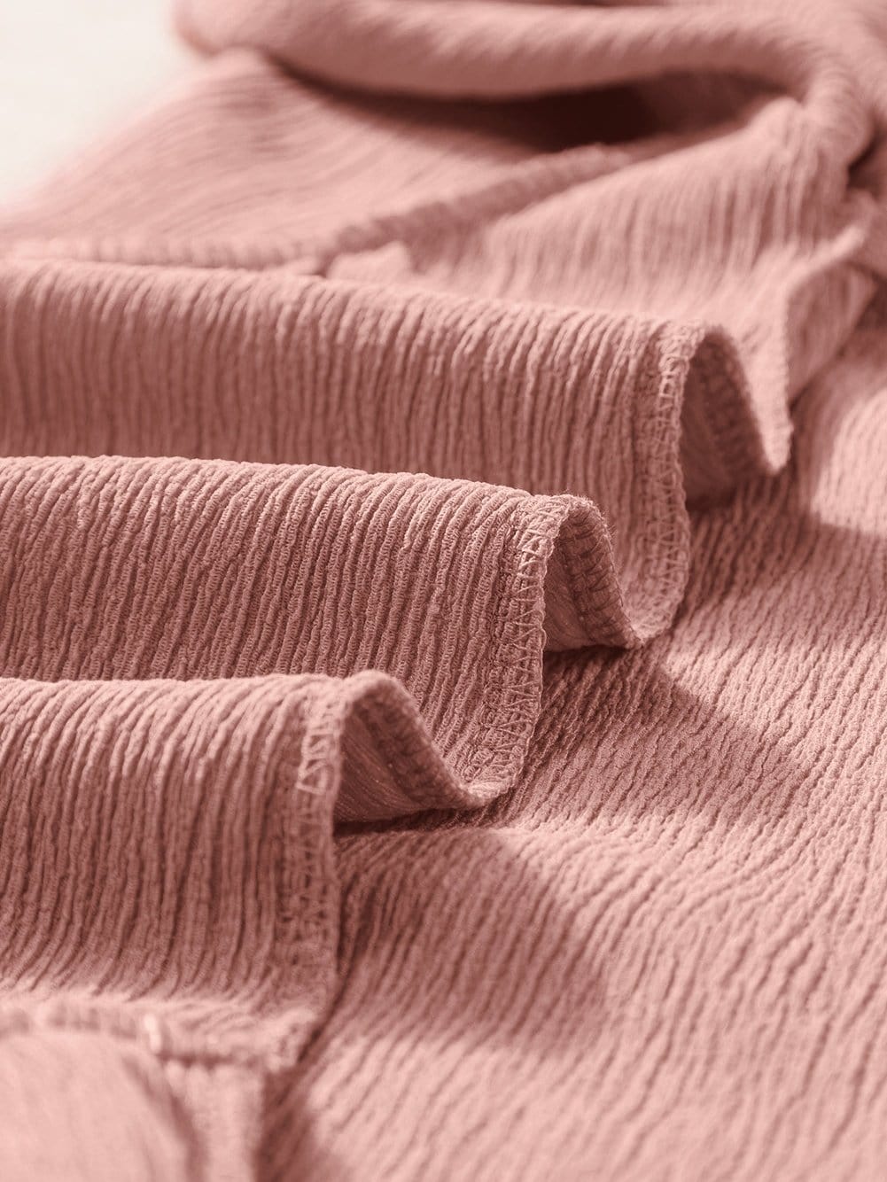 Pink Flowy Ruffle Hem Shift Top