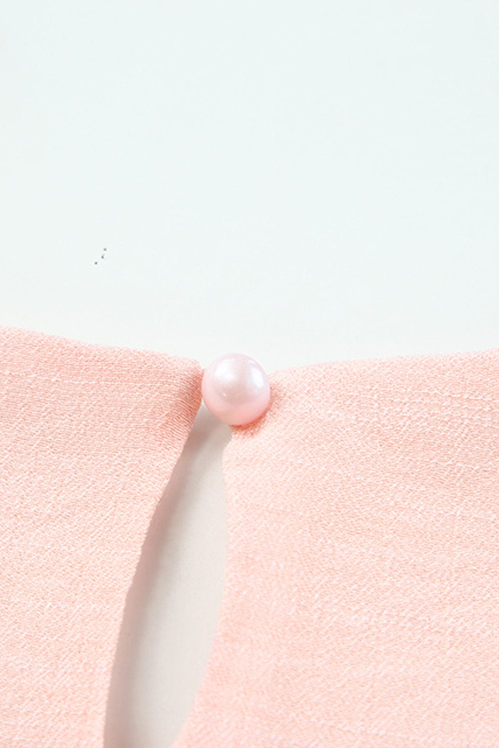 Pink Ombre Colorblock Tiered Mini Dress with Flirty V-Neck