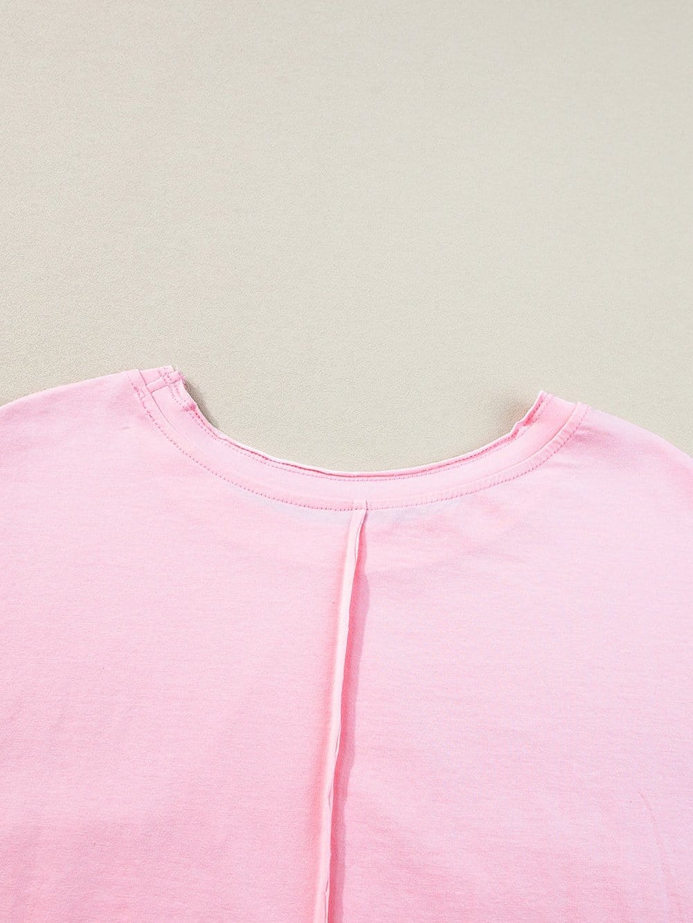 Pink Star Patchwork Relaxed Fit Tee
