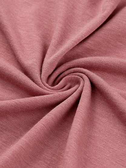 Pink Striped Leopard Patchwork Knee-Length Shift Dress