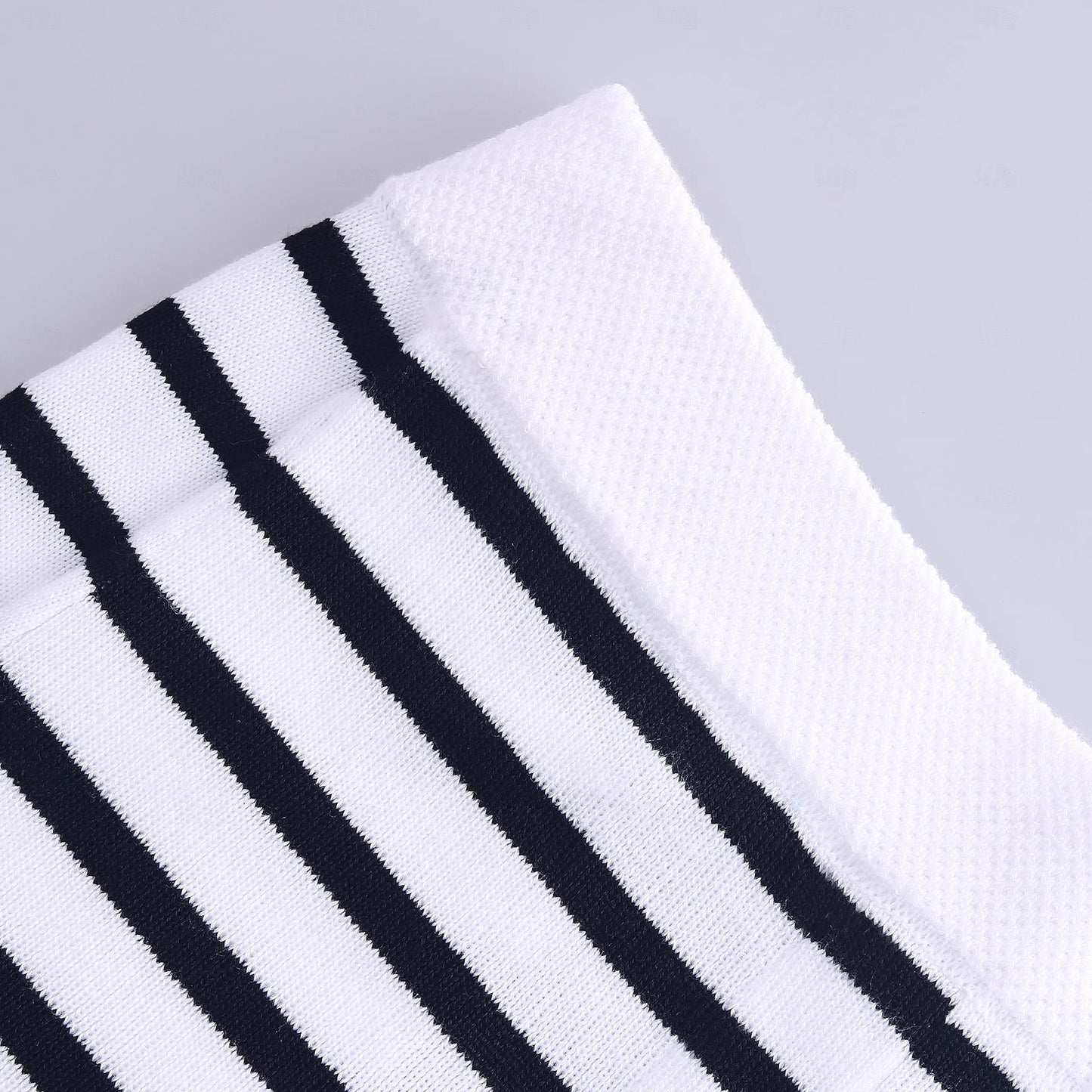 Set with Knitted Cardigans Sweaters Stripes Shorts Necklace 3 PCS Elegant Retro Vintage 1970s Outfits Women's Casual Daily Wear