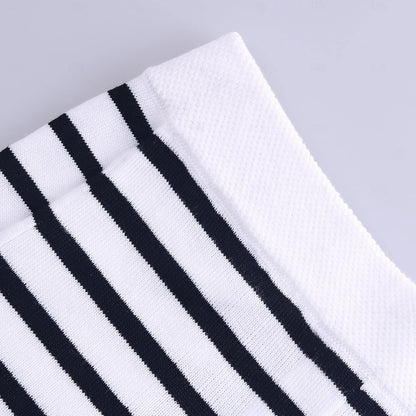 Set with Knitted Cardigans Sweaters Stripes Shorts Necklace 3 PCS Elegant Retro Vintage 1970s Outfits Women's Casual Daily Wear