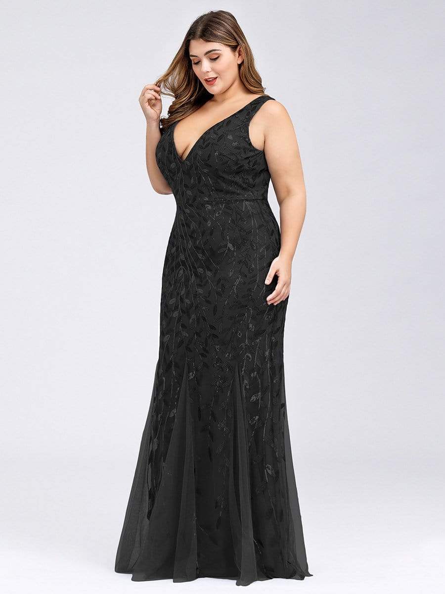 Plus Size Maxi Sequin Formal Dresses & Gowns
