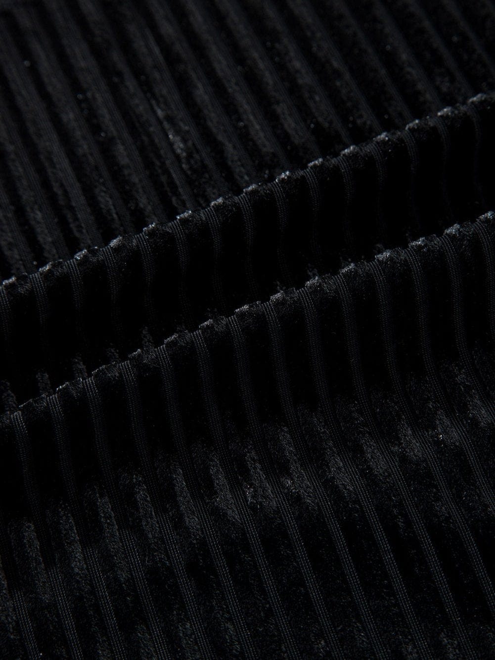 Polka Dot Striped Mesh Frilled Neck Bubble Sleeve Dress