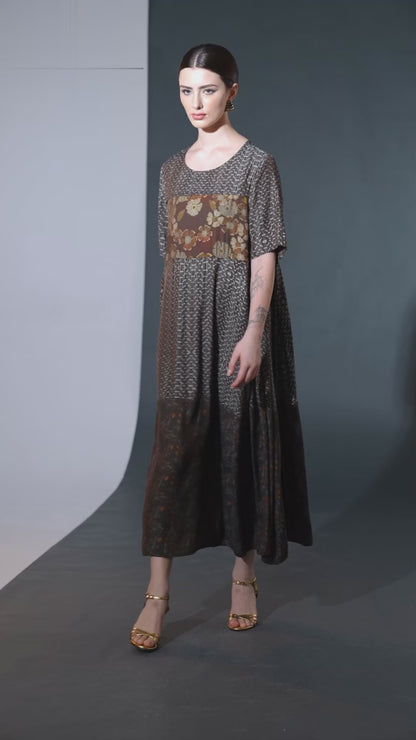 Elegant Bohemian Floral Maxi Dress