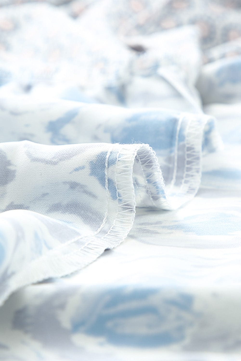 Printed Long Sleeve Loose Bohemian Dress