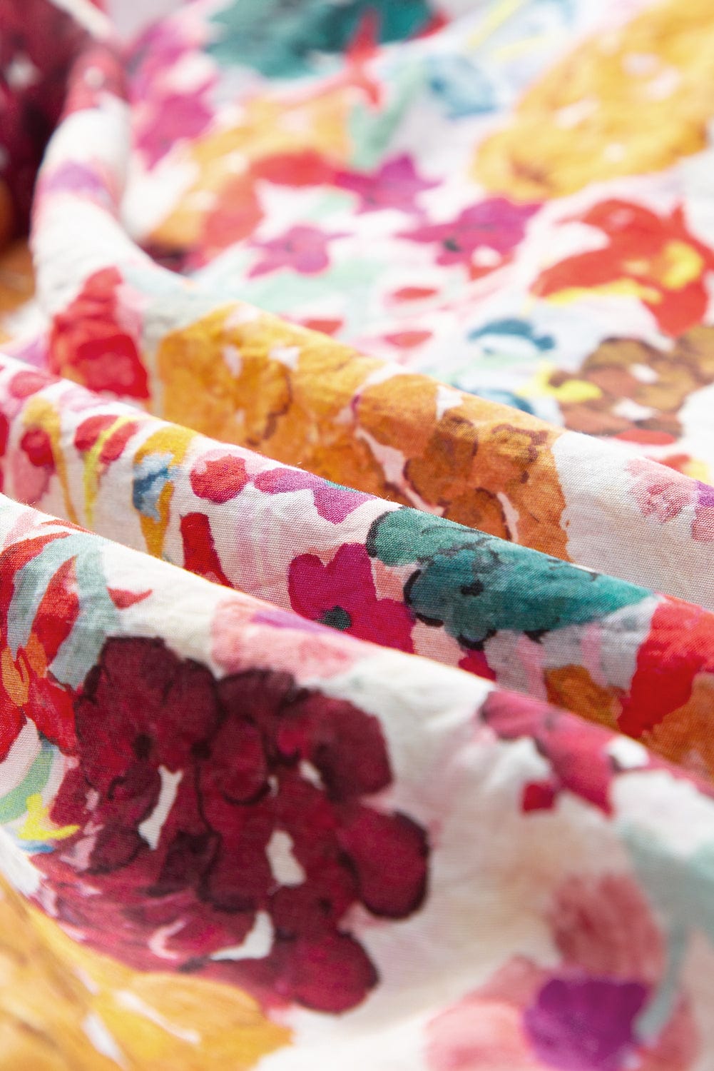 Purple Floral Flutter Sleeve Mini Dress with Split Neck