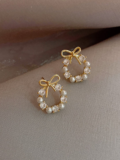 Women's Earrings Fashion Street Ribbon bow Earring - LuckyFash™