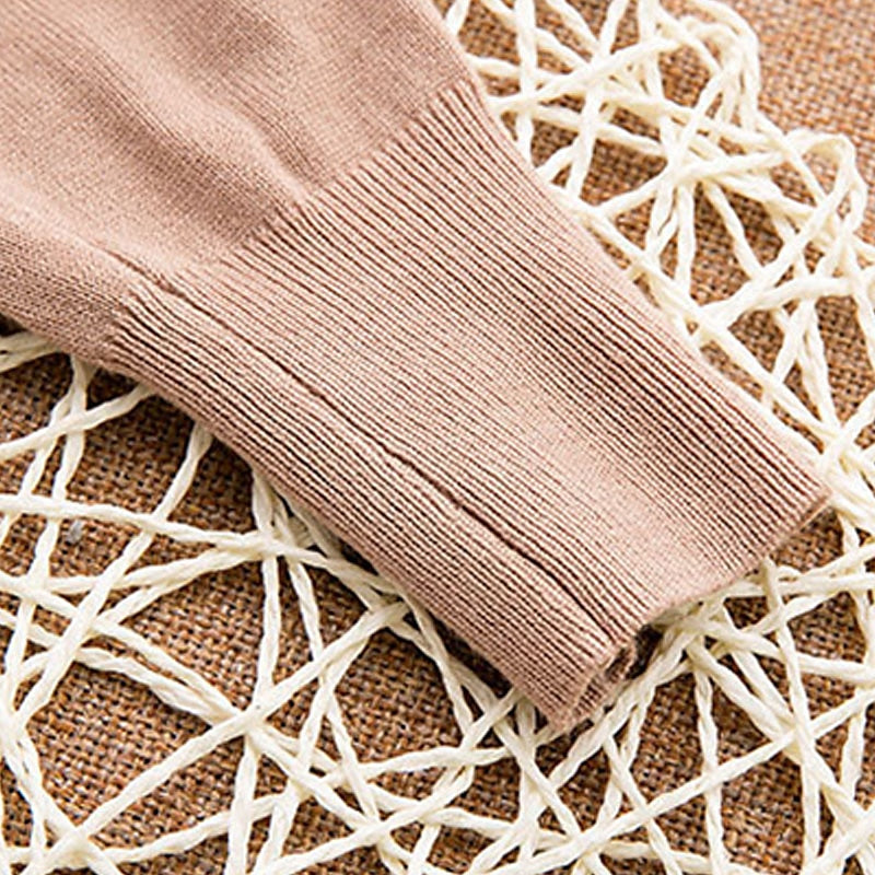 Women's Cardigan Sweater V Neck Knit Cotton Button Knitted Thin Summer Spring Outdoor Work Daily Stylish Casual Soft Long Sleeve Pure Color Yellow Wine Camel M L XL