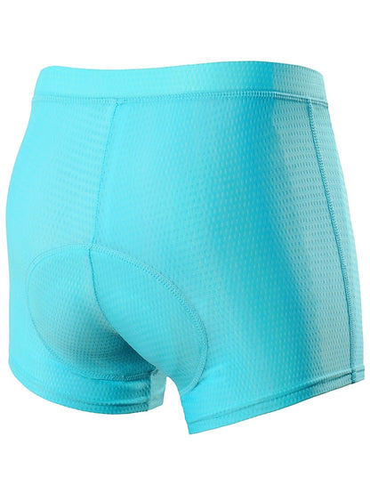 Arsuxeo Women's Cycling Under Shorts Cycling Padded Shorts Bike Underwear Shorts Padded Shorts Chamois Bottoms Sports Spandex Purple Fuchsia Blue Mountain Bike MTB Road Bike Cycling Clothing - LuckyFash™