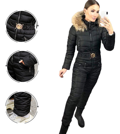 ski suit women one piece ski jumpsuit breathable snowboard jacket skiing pant sets bodysuits outdoor snow suit