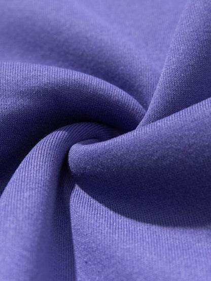 Relaxed Fit Violet Purple Sweatshirt