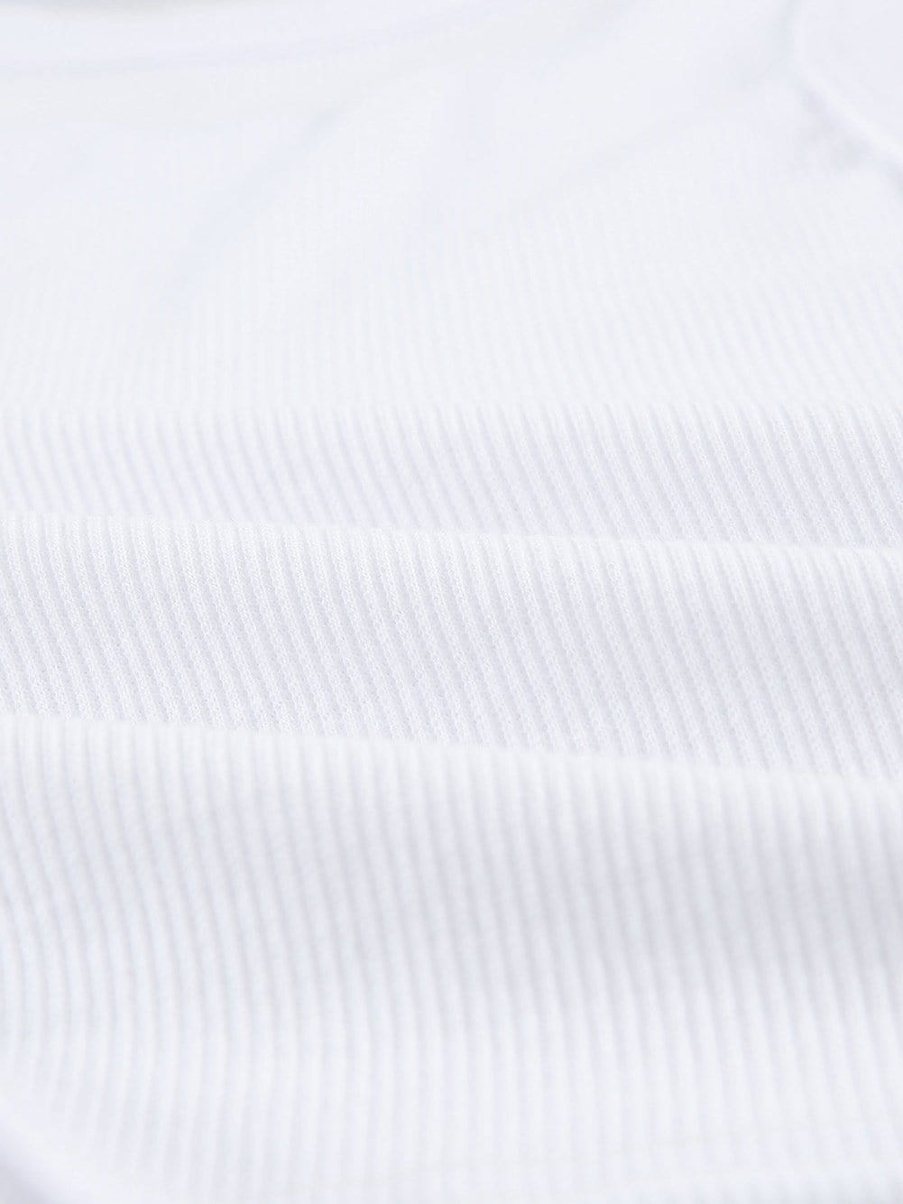 Ribbed Knit White Tank Top - Summer Essential