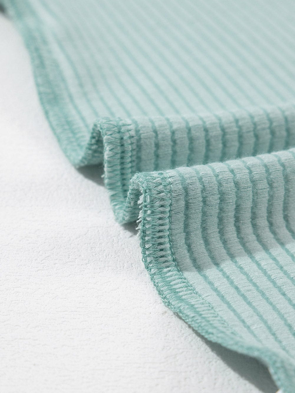 Ribbed Skobeloff Colorblock T-Shirt with Textured Detail