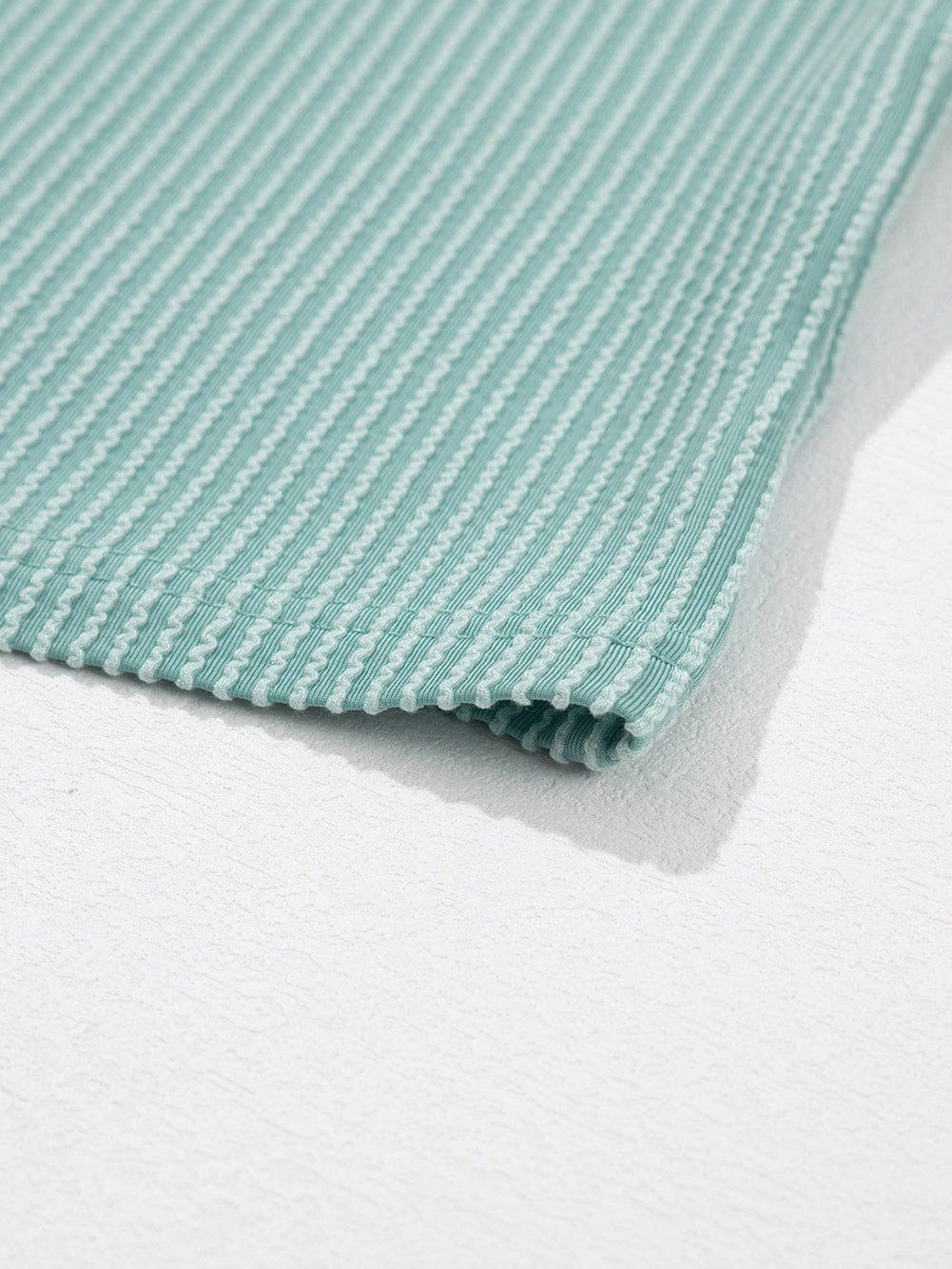 Ribbed Skobeloff Colorblock T-Shirt with Textured Detail