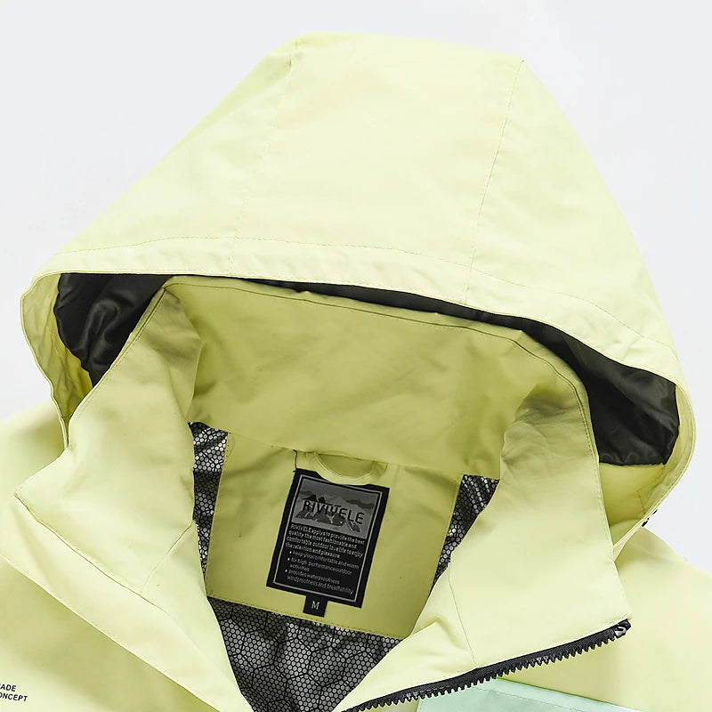 Men's Women's Ski Jacket Outdoor Winter Thermal Warm Windproof Breathable Hooded Windbreaker Winter Jacket for Skiing Camping / Hiking Snowboarding Ski