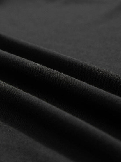 Romantic Black Crochet Lace Bat Sleeve Tee