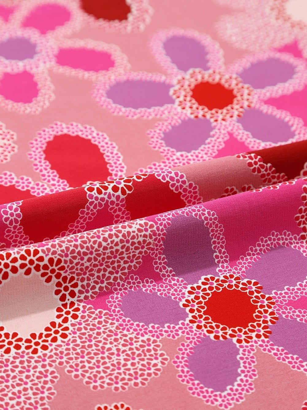 Rose Blossom Embroidered Floral Tank with Ruffle Detail