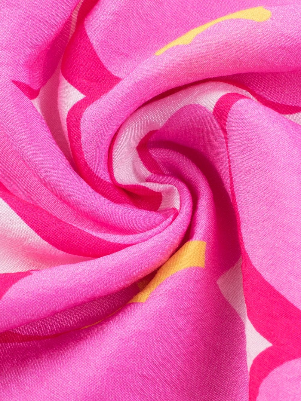 Rose Blossom Square Neck Flowy Empire Waist Dress