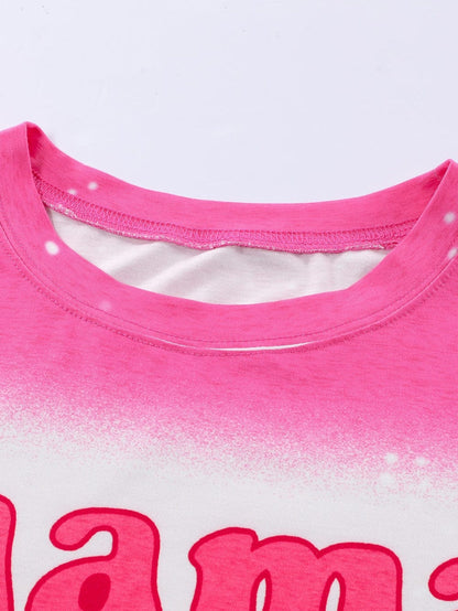 Rose Mama Tie Dye Graphic Tee