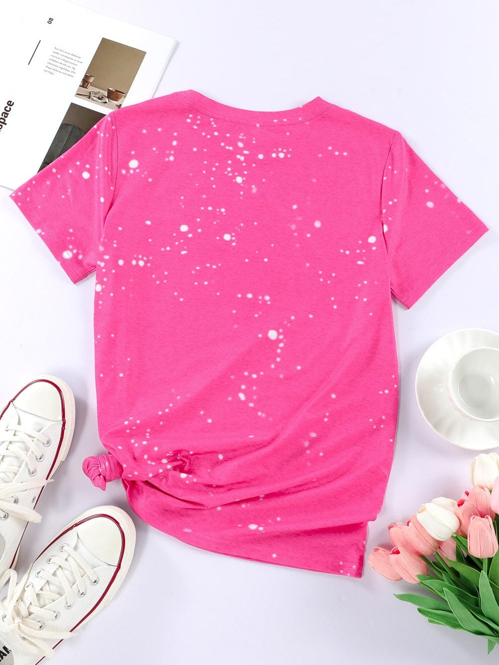 Rose Mama Tie Dye Graphic Tee