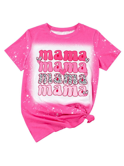 Rose Mama Tie Dye Graphic Tee
