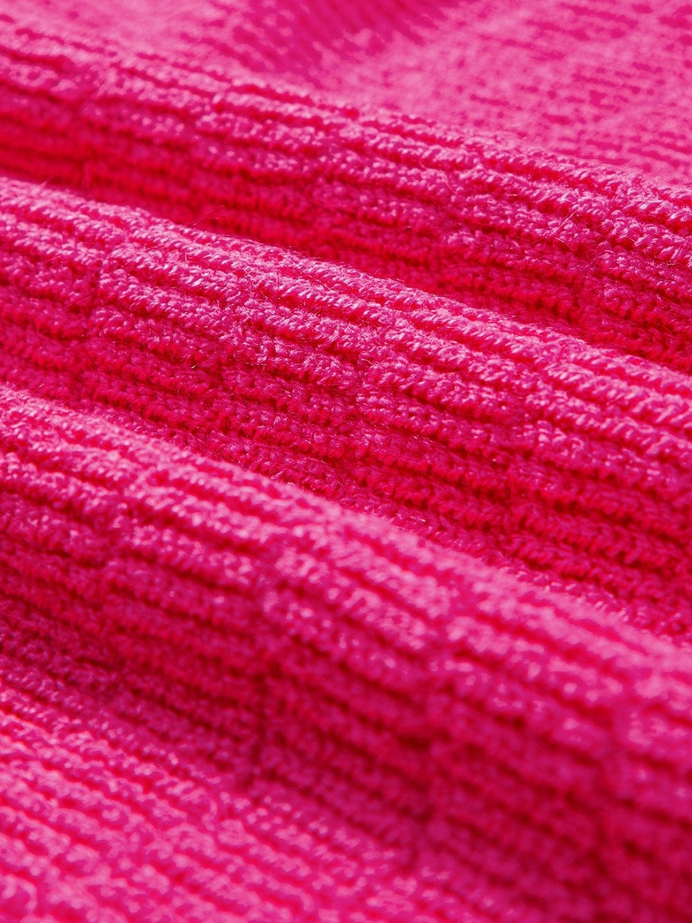 Rose Red Scalloped Short Sleeve Knit Top for Summer