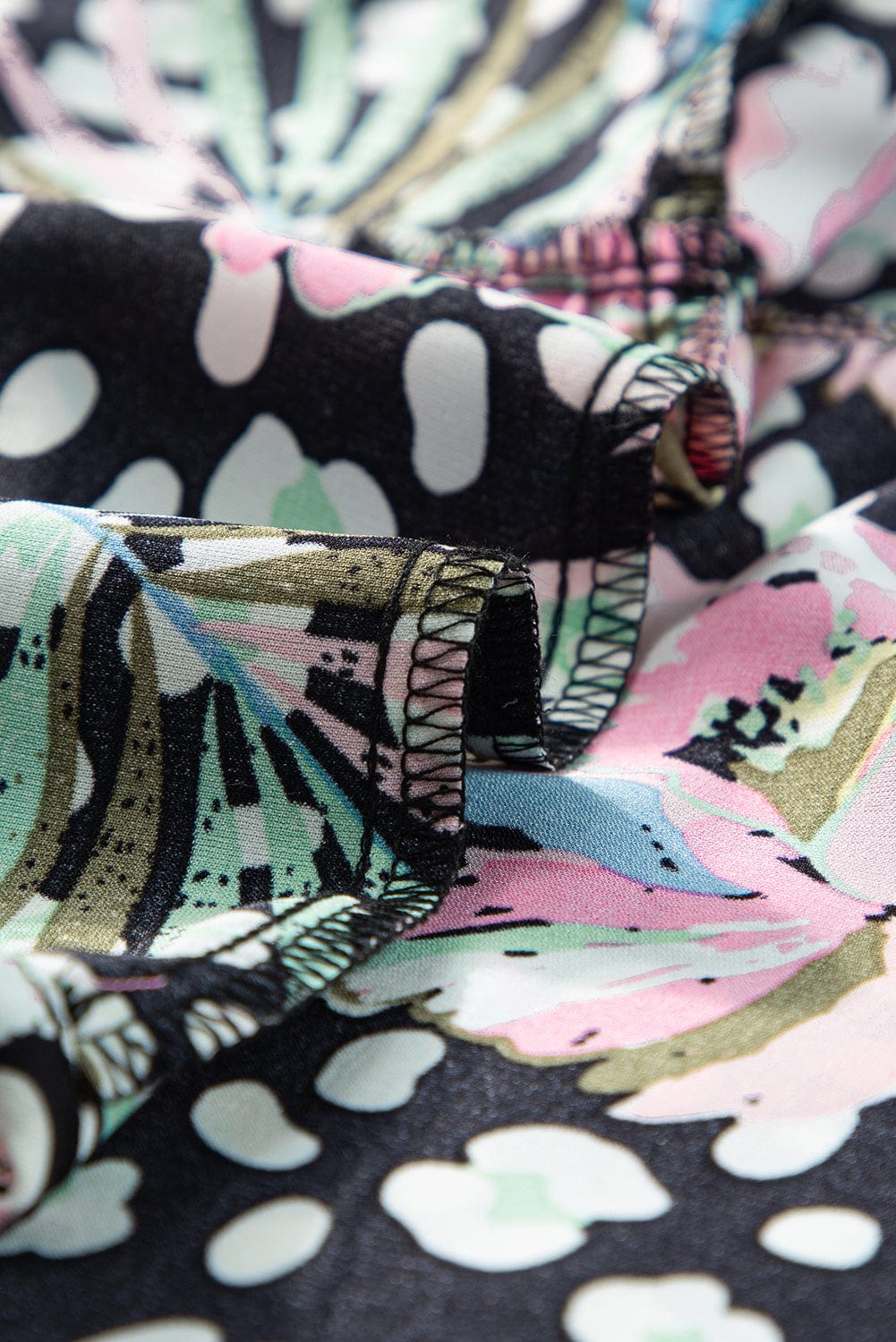 Rose Ruffle Floral Layered Short Sleeve Top