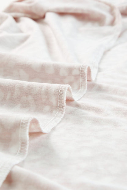 Rosy Leopard Print Sleeveless Maxi Dress with Pockets