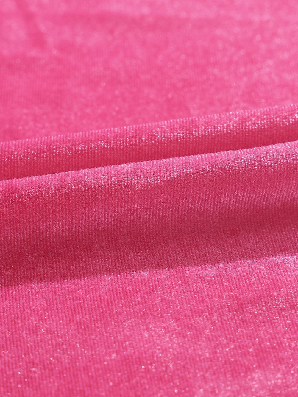 Rosy Ruffle Velvet Mini Shift Dress