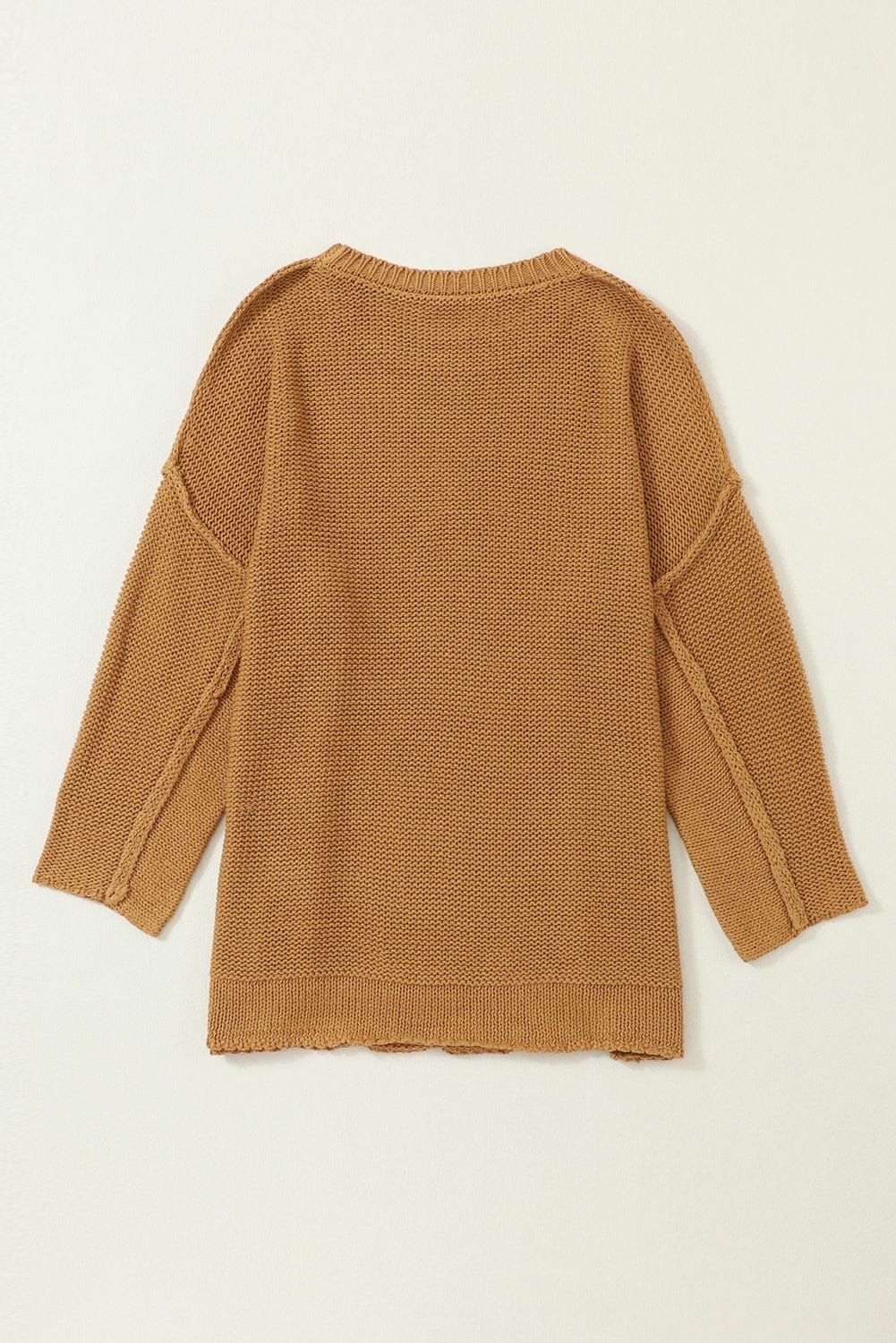 Round Neck Long Sleeve Sweater