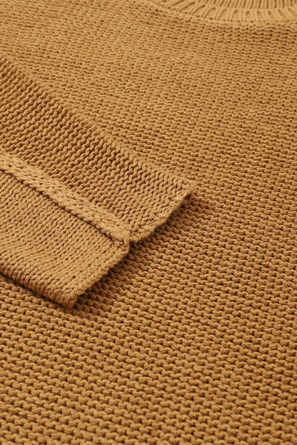 Round Neck Long Sleeve Sweater