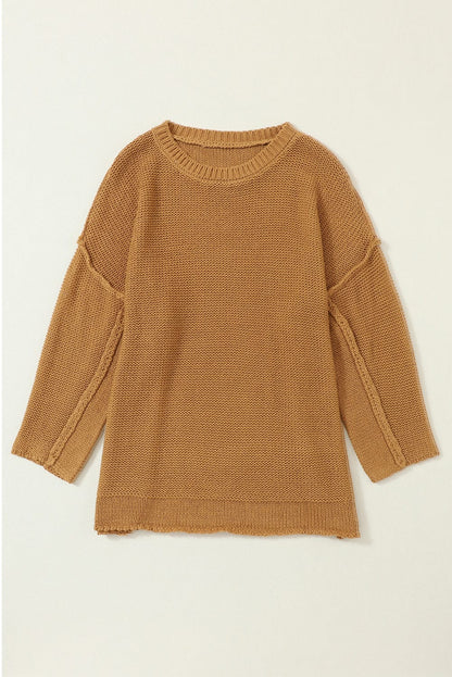 Round Neck Long Sleeve Sweater