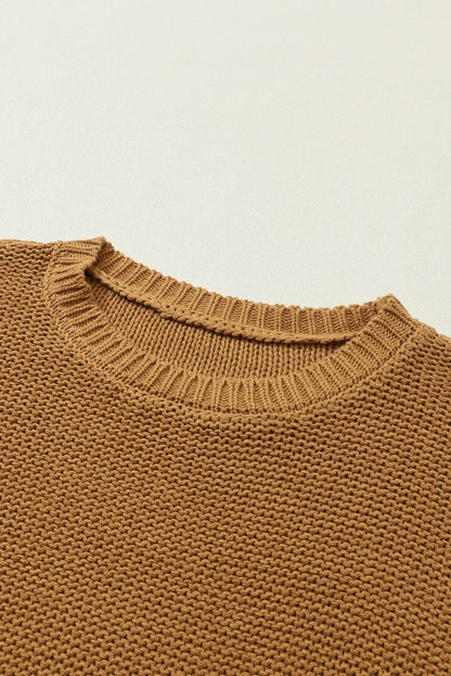 Round Neck Long Sleeve Sweater