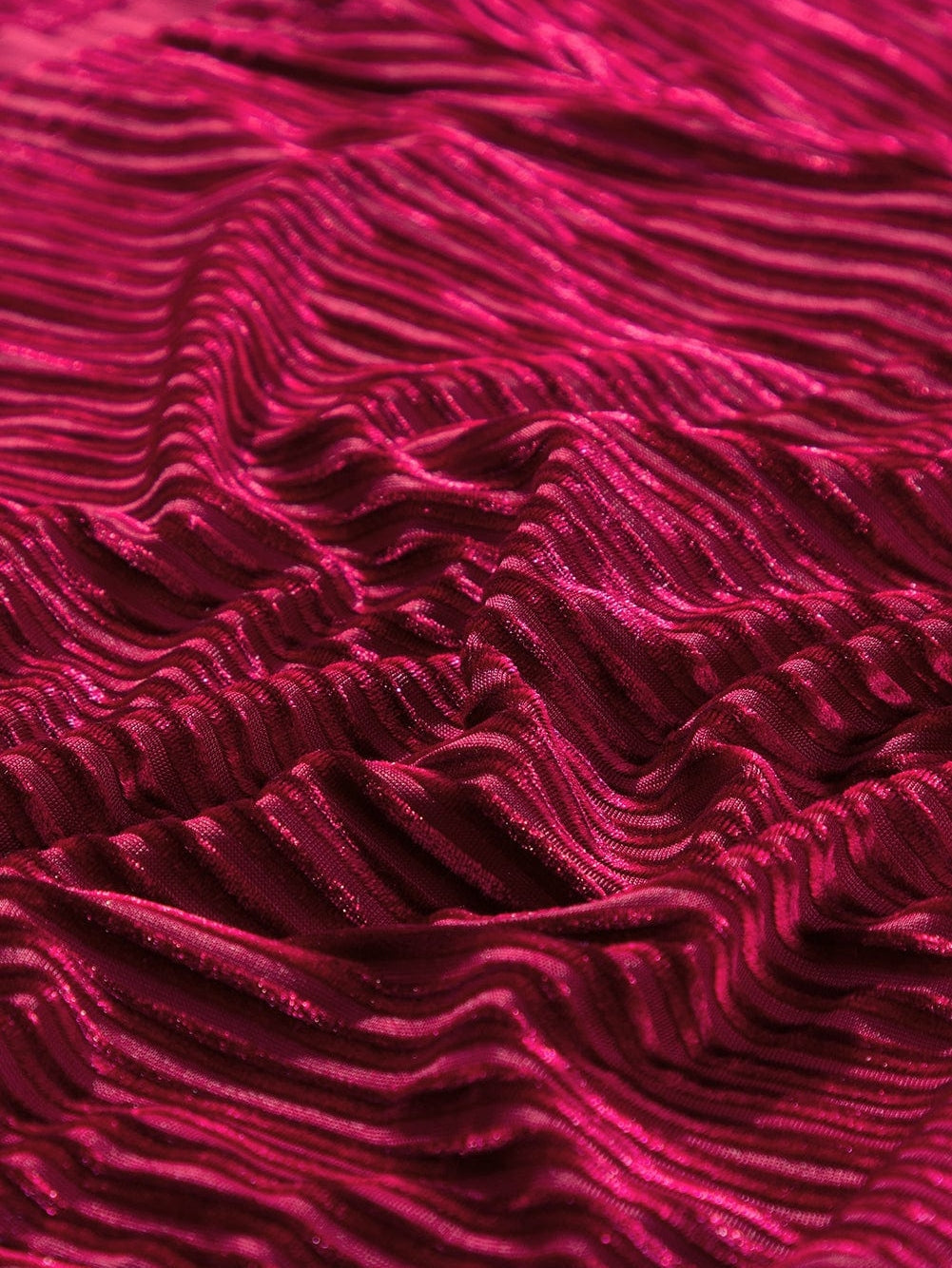 Ruby Velvet Square Neck Babydoll Dress with Tie Back