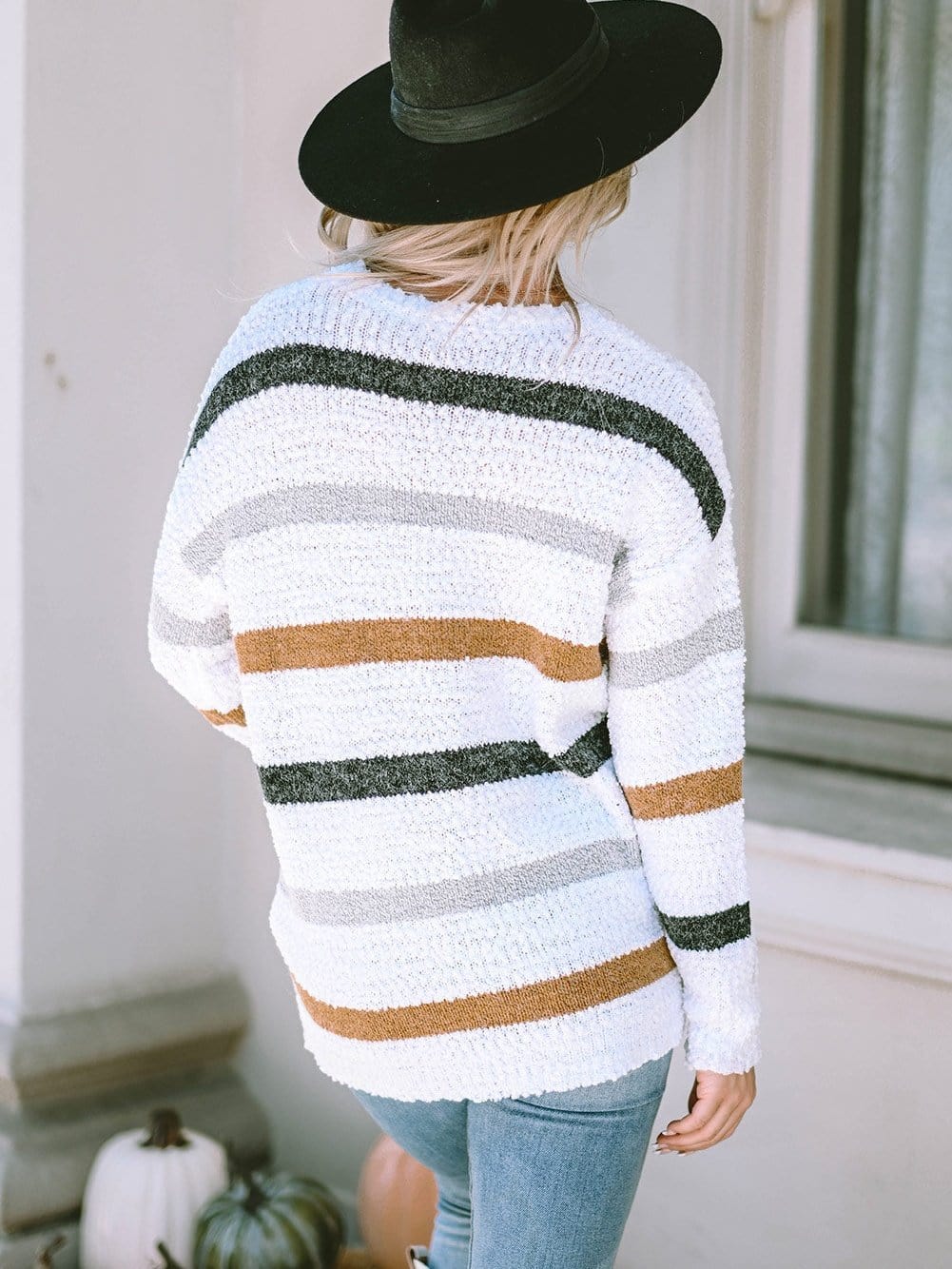 Santa Claus Crew Neck Long Sleeve Sweater