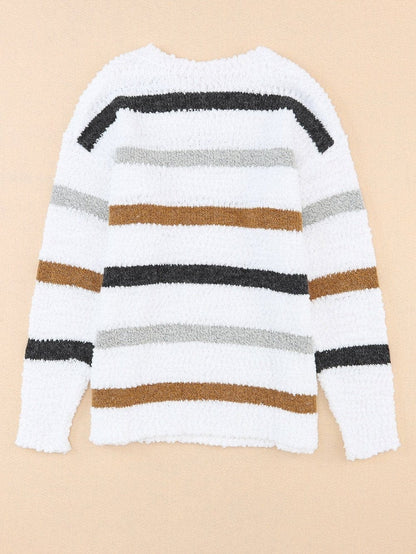 Santa Claus Crew Neck Long Sleeve Sweater