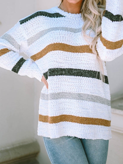 Santa Claus Crew Neck Long Sleeve Sweater