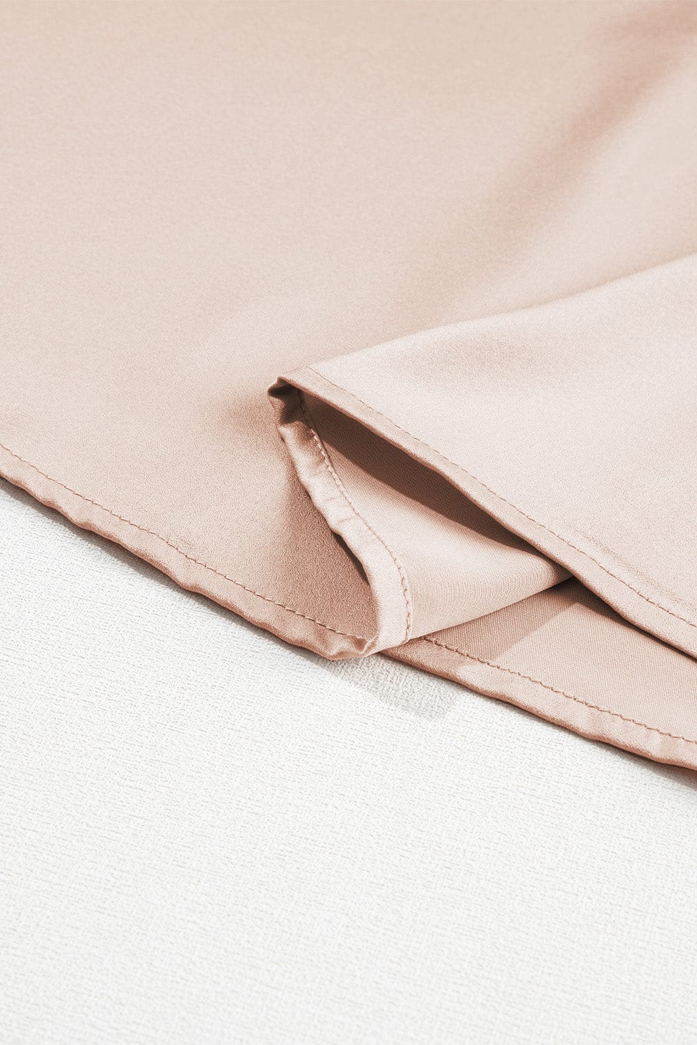 Satin Smoke Gray Dolman Sleeve Blouse