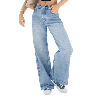 Women's Jeans Cotton Jeans Blue Dark Blue Retro Party Daily Spring &  Fall