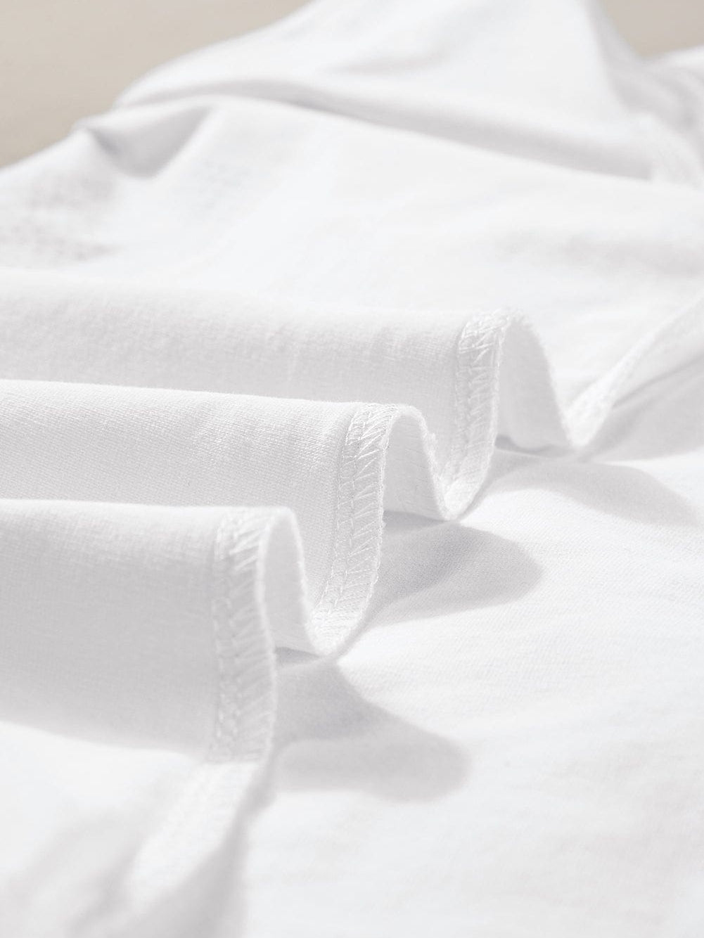 Shimmering White Rhinestone ROCK Star V-Neck Tee