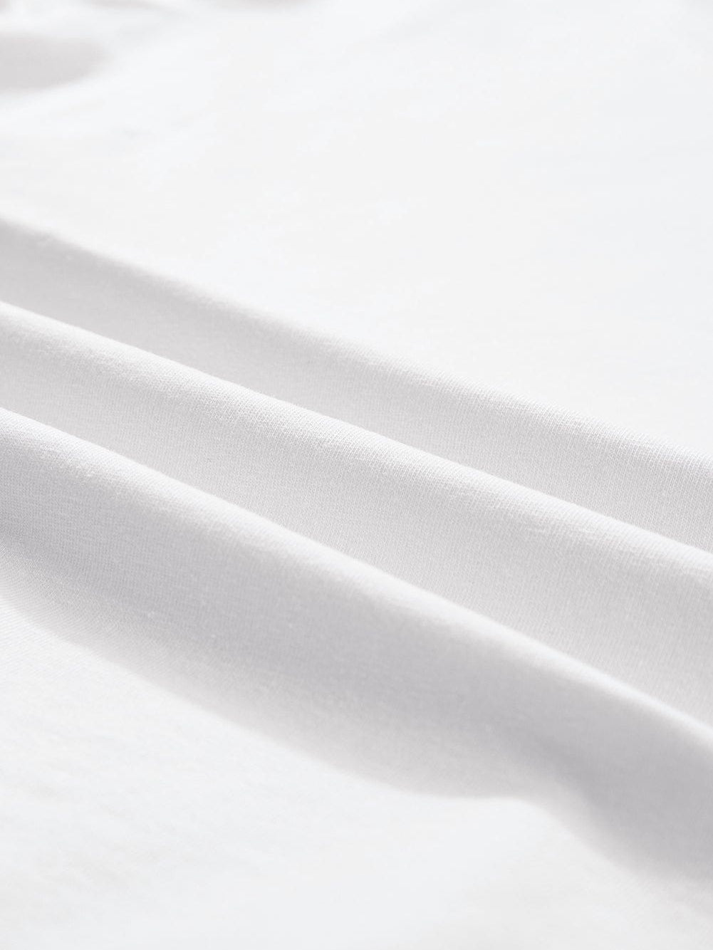 Shimmering White Rhinestone ROCK Star V-Neck Tee