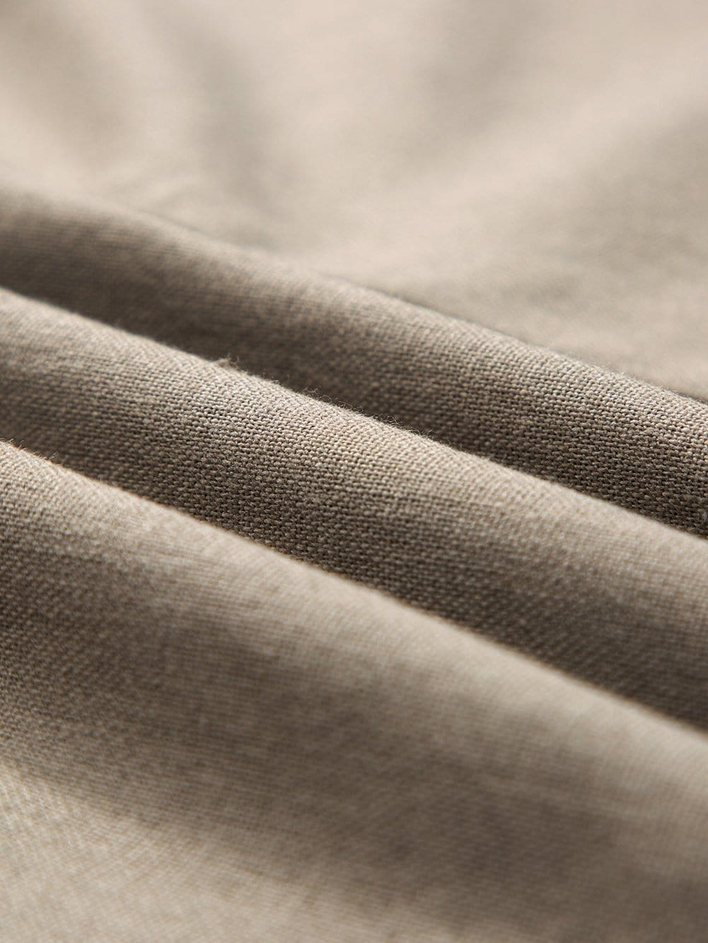 Simply Taupe Oversized Collared Button-Up Short Sleeve Top