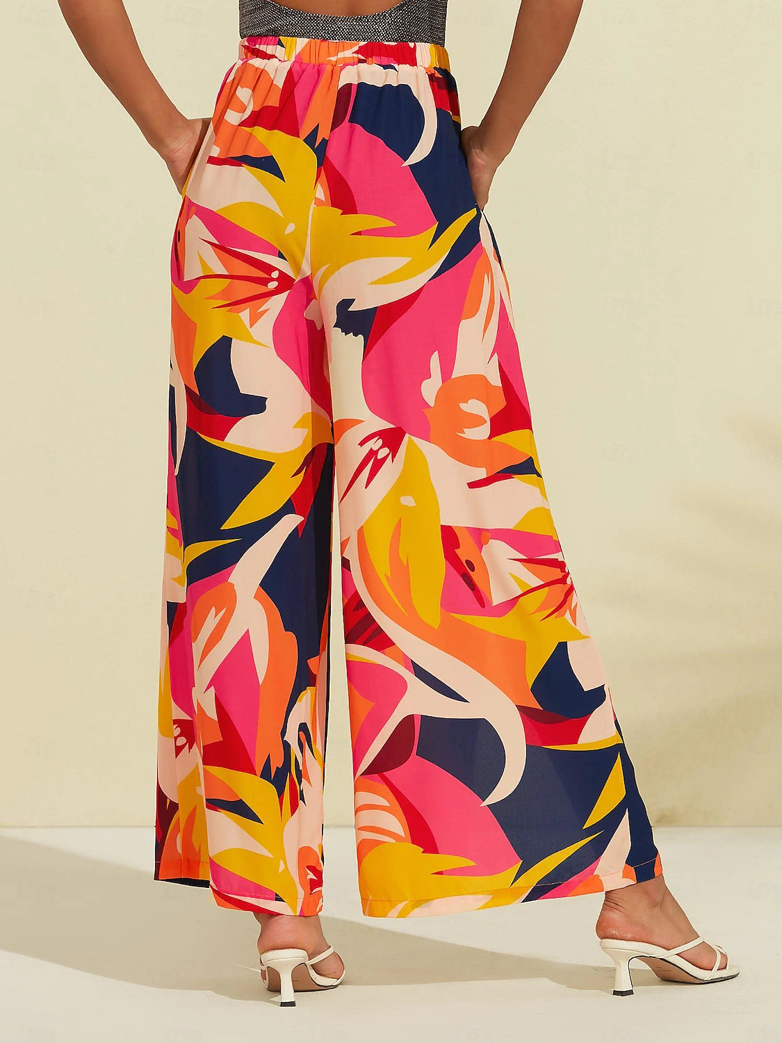 Chiffon Wide Leg Beach Pants